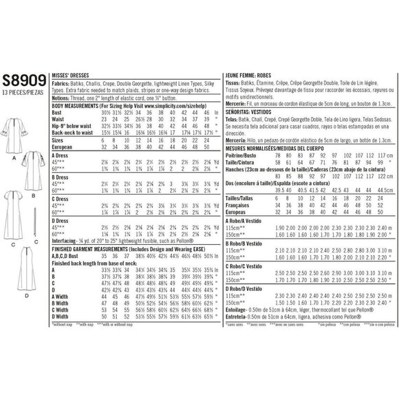 Simplicity S8909 Misses Dresses Sewing Pattern Sizes XXS-XXL Halter Neck - Picture 2 of 7